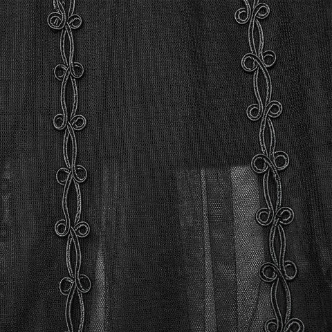 Goth 3D Embroidered Dress
