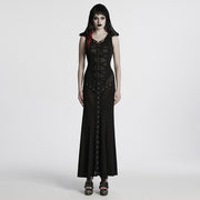 Punk hooded visual dress