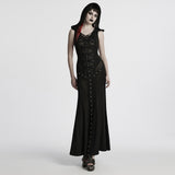 Punk hooded visual dress