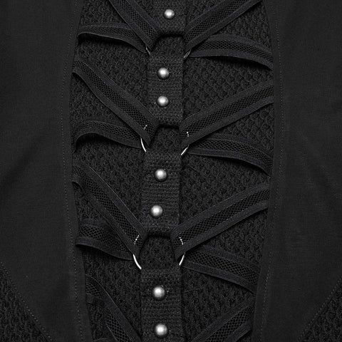 Punk hooded visual dress