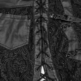 Gothic visual lace skirt