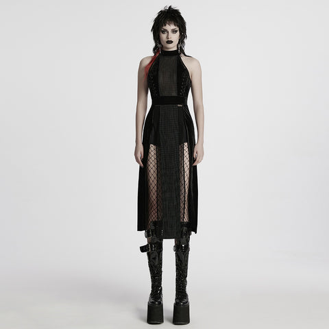 Gothic sexy long dress