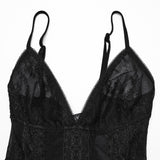 Gothic sexy lace dress