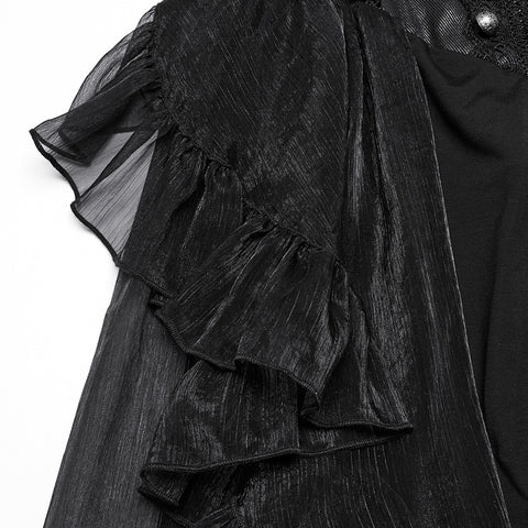 Gothic Romantic Chiffon Skirt