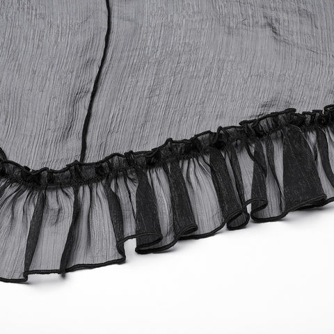 Gothic Romantic Chiffon Skirt