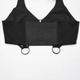 Punk halter neck dress