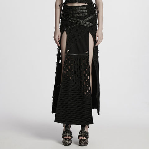 Punk detachable skirt