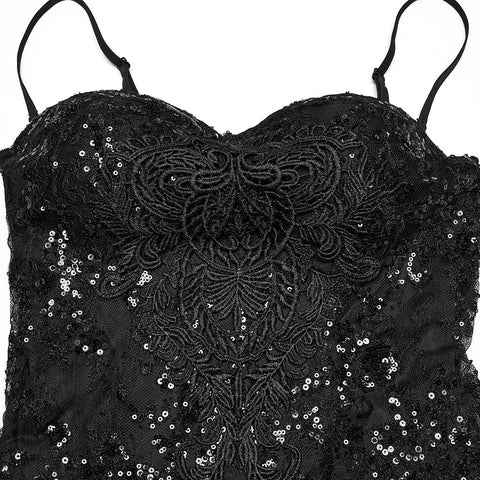 Gothic glamorous dress