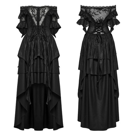 Gothic Elf Off Shoulder Dress