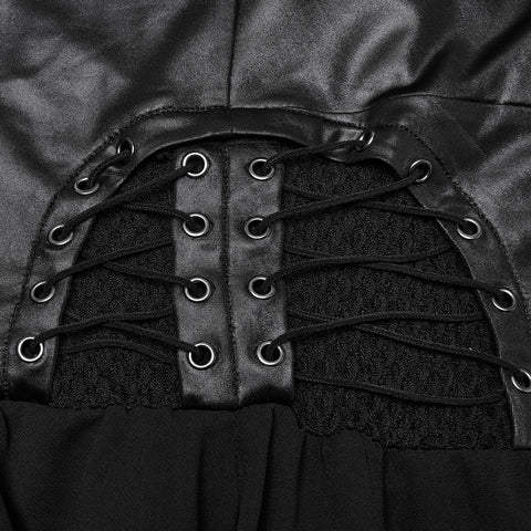 Punk halter neck dress