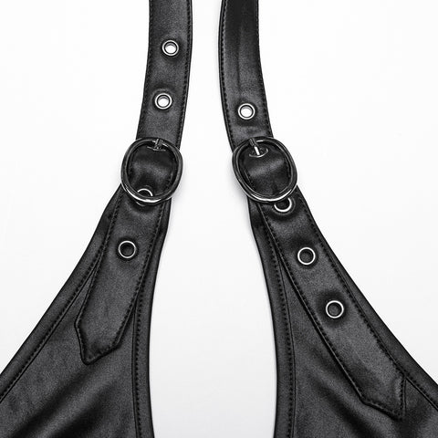 Punk halter neck dress