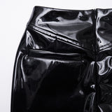Goth Patent Leather Skirt