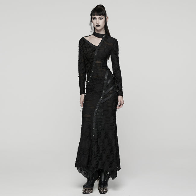 Punk Asymmetric Decadent Dress