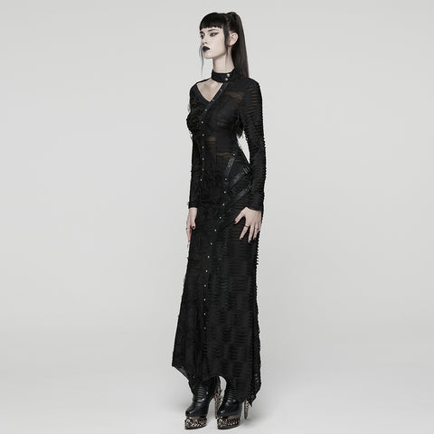 Punk Asymmetric Decadent Dress