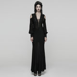 Elegant Goth Sheer Dress