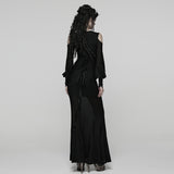 Elegant Goth Sheer Dress