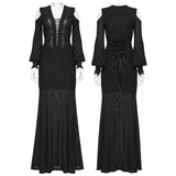 Elegant Goth Sheer Dress