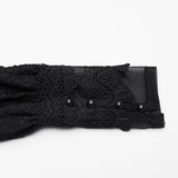 Elegant Goth Sheer Dress