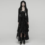 Gothic Hooded Layered Dress