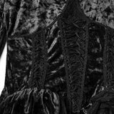 Gothic Hooded Layered Dress