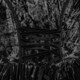 Gothic Hooded Layered Dress