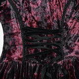 Gothic Hooded Layered Dress