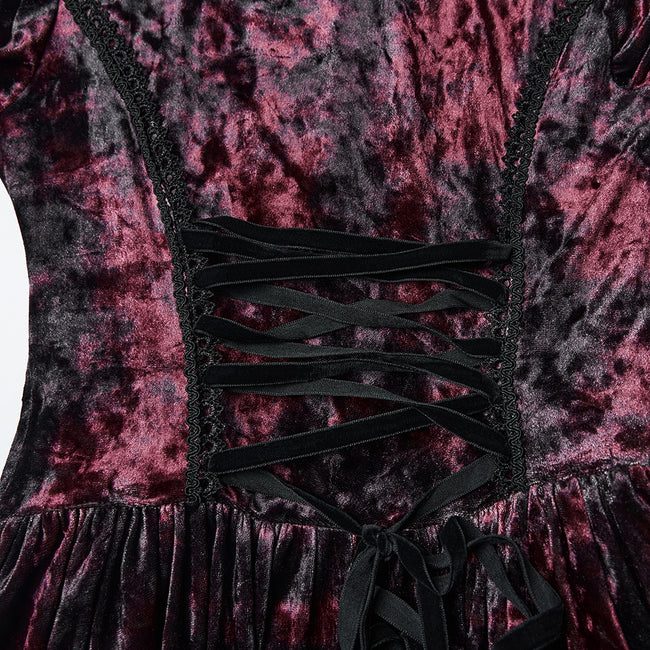 Gothic Hooded Layered Dress