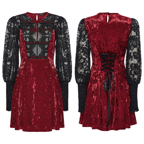 Sweet Lace Goth Dress