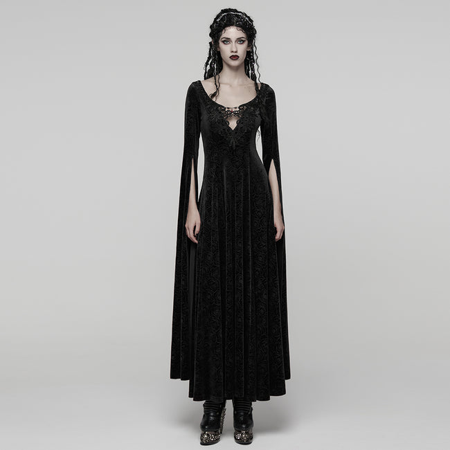 Goth Elegant Ethereal Dress, F.L / BlackRed Goth Elegant Ethereal Dress, F.L / BlackRed