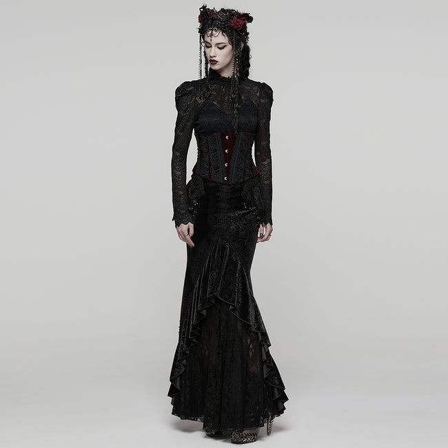 Goth Gorgeous Fishtail Skirt