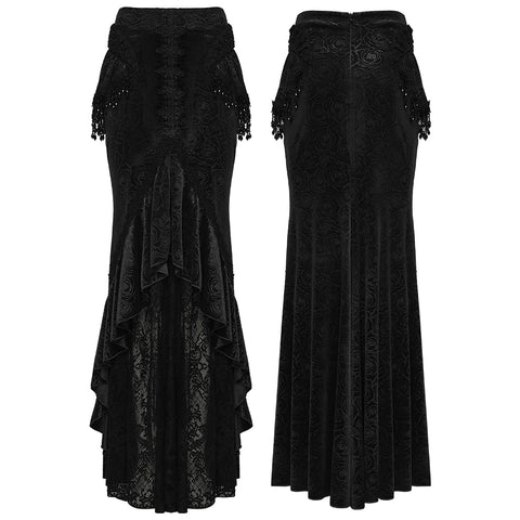 Goth Gorgeous Fishtail Skirt