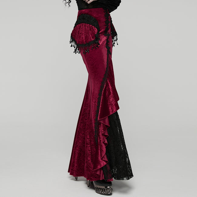 Goth Gorgeous Fishtail Skirt