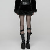 Punk Ultra-Soft Fur Skirt