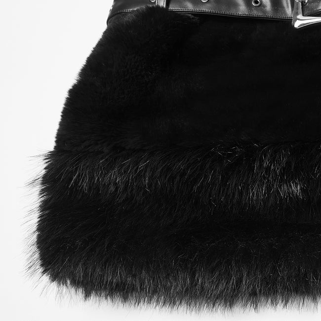 Punk Ultra-Soft Fur Skirt