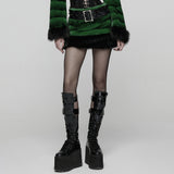 Punk Ultra-Soft Fur Skirt