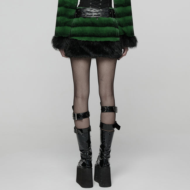 Punk Ultra-Soft Fur Skirt