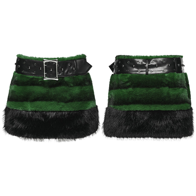 Punk Ultra-Soft Fur Skirt