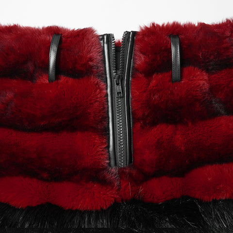 Punk Ultra-Soft Fur Skirt