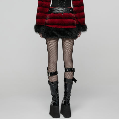 Punk Ultra-Soft Fur Skirt