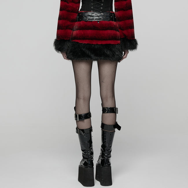 Punk Ultra-Soft Fur Skirt