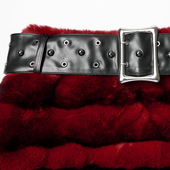 Punk Ultra-Soft Fur Skirt