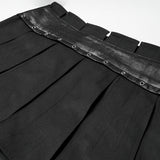 Punk Pleated Mini Skirt