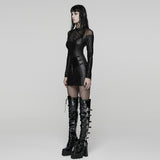 Punk Rebellious Sheer Mesh Dress