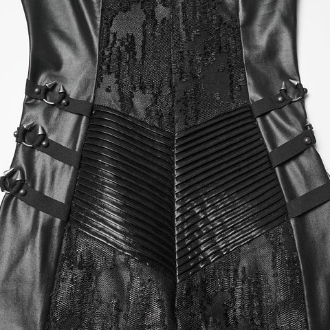 Punk Rebellious Sheer Mesh Dress