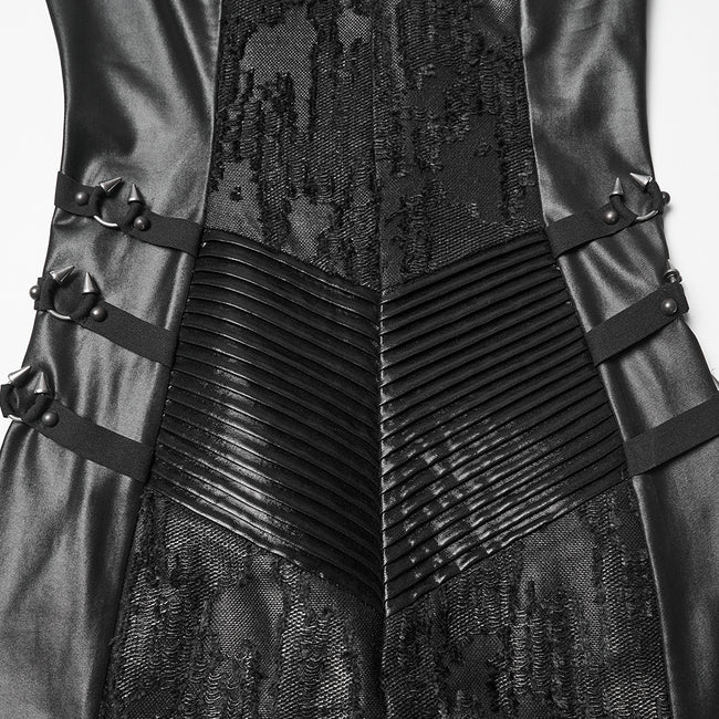 Punk Rebellious Sheer Mesh Dress