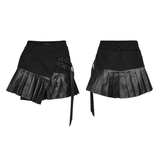 Cyberpunk one-piece Pleated Skirt