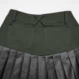 Cyberpunk one-piece Pleated Skirt