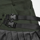 Cyberpunk one-piece Pleated Skirt