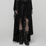 Goth Lace High-low Skirt