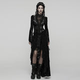 Goth Lace High-low Skirt